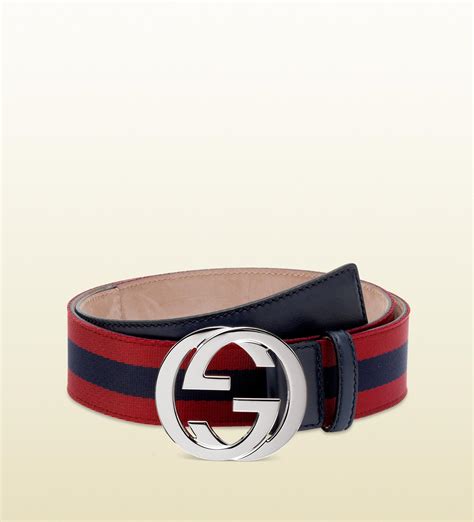 gucci blue belt